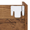 Wall Shoe Cabinet with Shelf Wall-mounted Other with Storage Old wood Engineered wood