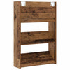Wall Shoe Cabinet with Shelf Wall-mounted Other with Storage 2 pcs Old wood Engineered wood