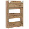 Wall Shoe Cabinet with Shelf Wall-mounted Other with Storage Artisan oak Engineered wood