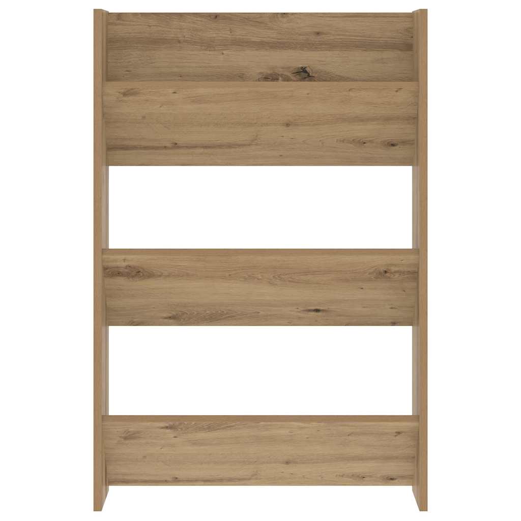 Shoe Cabinet 60 x 18 x 90 cm Engineered Wood Artisan Oak