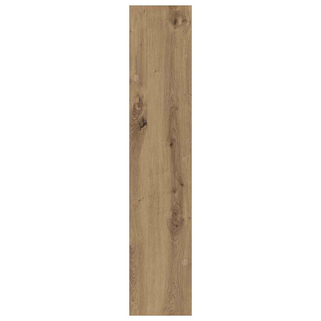 Shoe Cabinet 60 x 18 x 90 cm Engineered Wood Artisan Oak