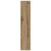 Wall Shoe Cabinet with Shelf 2 pcs Artisan oak Engineered wood