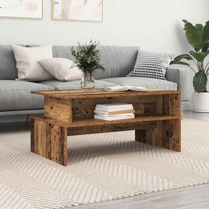 Coffee Table Old Wood 90 x 55 x 42.5 cm Engineered Wood