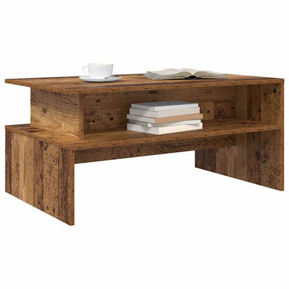 Coffee Table Old Wood 90 x 55 x 42.5 cm Engineered Wood