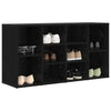 Shoe Bench with Shelf Other Black oak Engineered wood