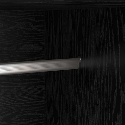 Wardrobe Black oak 82.5 x 51.5 x 180 cm Engineered Wood