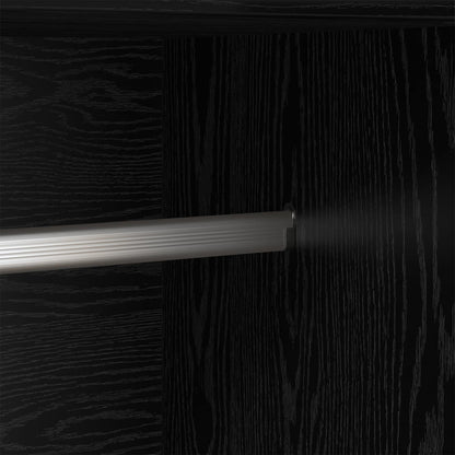 Wardrobe Black Oak 82.5 x 51.5 x 180 cm Engineered Wood