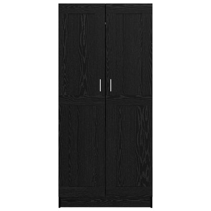 Wardrobe Black Oak 82.5 x 51.5 x 180 cm Engineered Wood
