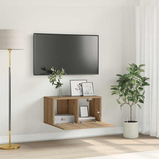 TV Cabinet Set 60 x 30 x 30 cm Brown Engineered Wood