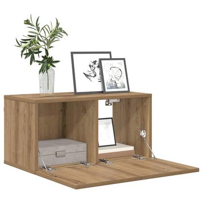 TV Cabinet Set 2 pcs Brown Engineered Wood