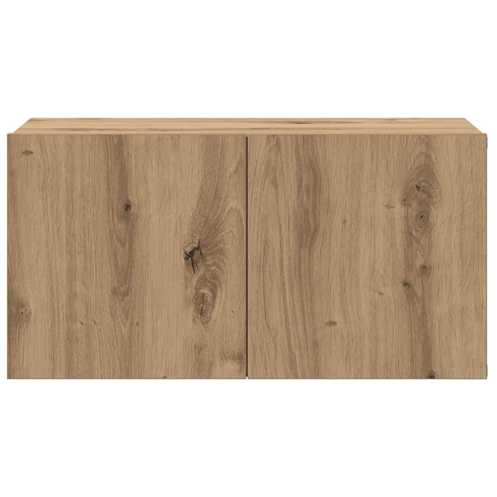 TV Cabinet Set 3 pcs Brown Engineered Wood