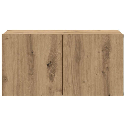 TV Cabinet Set 3 pcs Brown Engineered Wood
