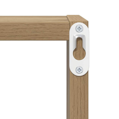 Wall Shelves Wall-Mounted 2 pcs Artisan Oak Engineered Wood