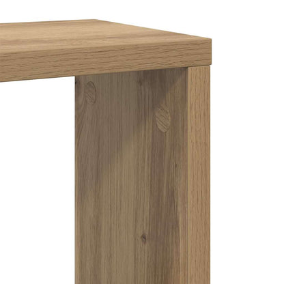 Wall Shelves Wall-Mounted 2 pcs Artisan Oak Engineered Wood