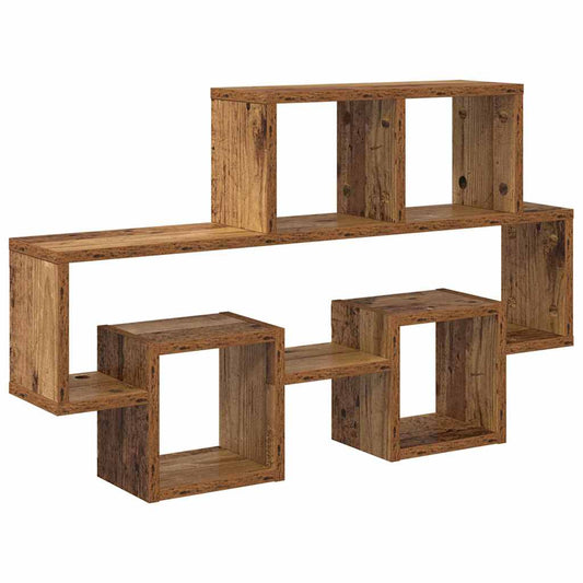 Wall Shelf Wall-Mounted Old wood 82 x 15 x 51 cm