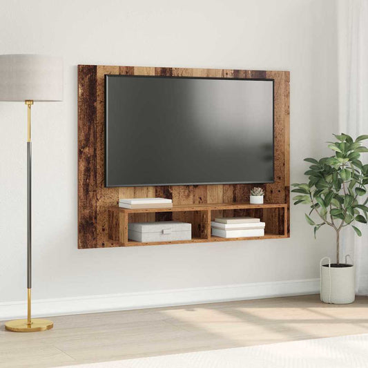 TV Cabinet Set 120 x 23.5 x 90 cm Old Wood Engineered Wood