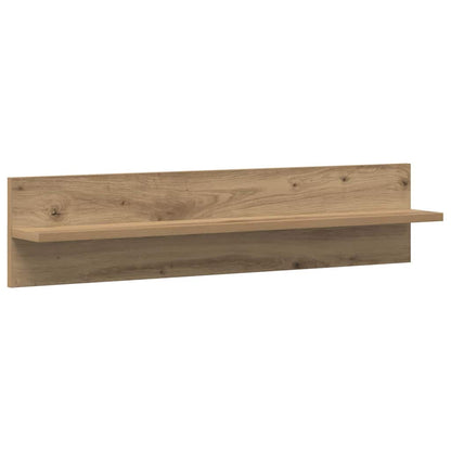 Wall Shelf Wall-Mounted 2 pcs Artisan Oak 80 x 11.5 x 18 cm