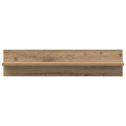Wall Shelf Wall-Mounted 2 pcs Artisan Oak 80 x 11.5 x 18 cm