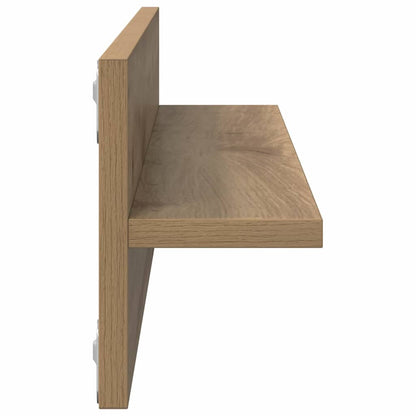 Wall Shelf Wall-Mounted 2 pcs Artisan Oak 80 x 11.5 x 18 cm