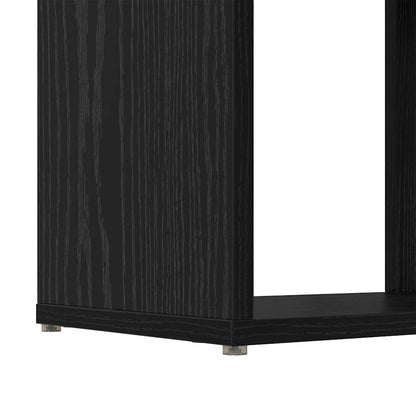 TV Cabinet Set Black 60 x 24 x 125.5 cm Engineered Wood