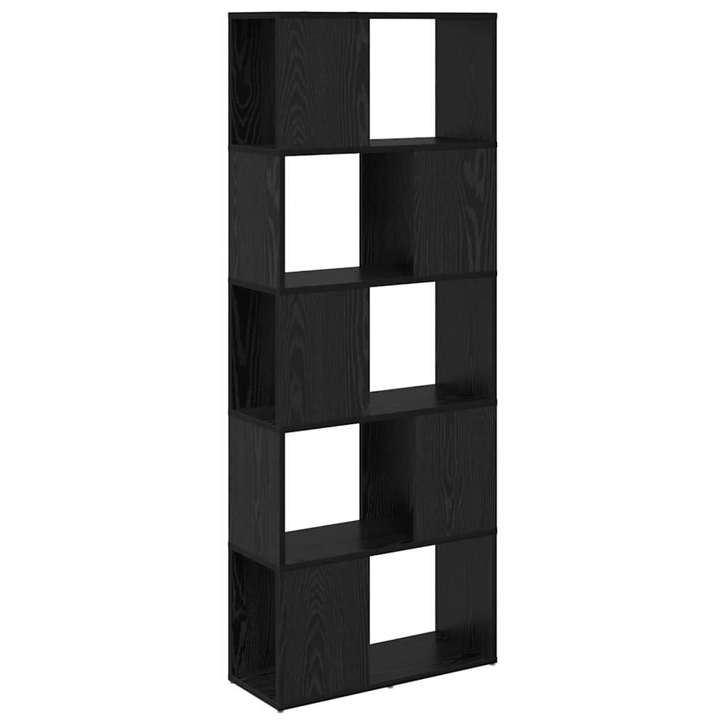 TV Cabinet Set Black 60 x 24 x 156 cm Engineered Wood