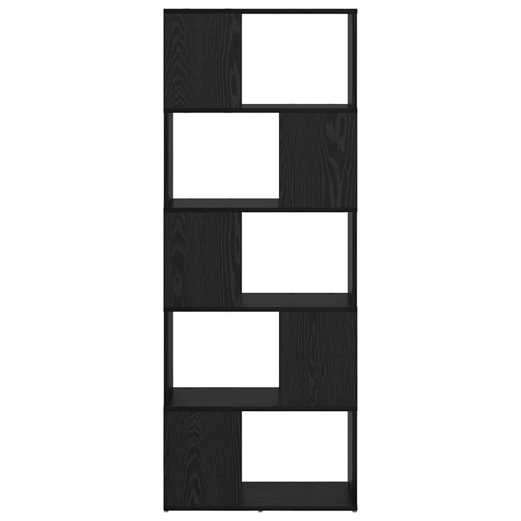 TV Cabinet Set Black 60 x 24 x 156 cm Engineered Wood
