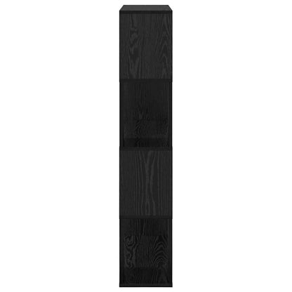 TV Cabinet Set Black 80 x 24 x 125 cm Engineered Wood
