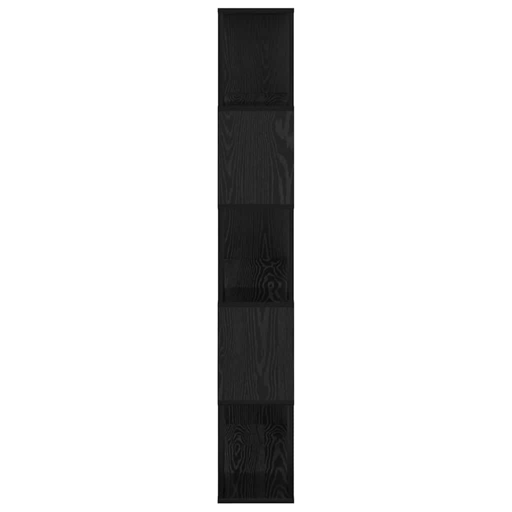 TV Cabinet Set Black 80 x 24 x 156 cm Engineered Wood