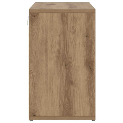 Shoe Cabinet Artisan oak 77.5 x 30 x 51 cm Engineered wood