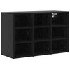 Shoe Cabinet Black oak 52.5 x 30 x 50 cm Engineered wood