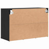 Shoe Cabinet Black oak 52.5 x 30 x 50 cm Engineered wood