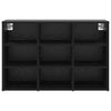Shoe Cabinet Black oak 52.5 x 30 x 50 cm Engineered wood