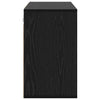Shoe Cabinet Black oak 52.5 x 30 x 50 cm Engineered wood