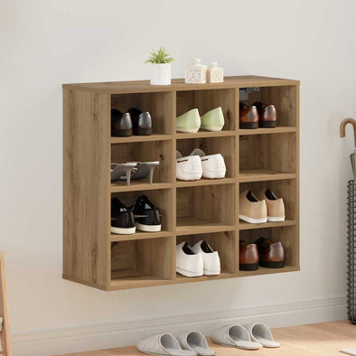 Shoe Cabinet Artisan oak 52.5 x 30 x 50 cm Engineered wood