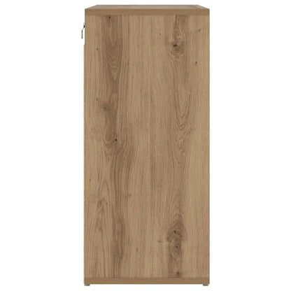 Shoe Cabinet Artisan oak 77.5 x 30 x 67 cm Engineered wood