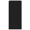 Shoe Cabinet Black oak 52.5 x 30 x 50 cm Engineered wood