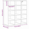 Shoe Cabinet Old wood 52.5 x 30 x 50 cm Engineered wood