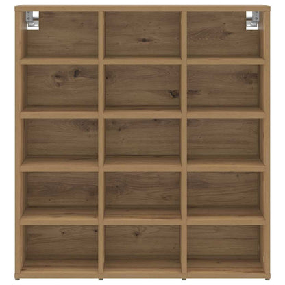 Shoe Cabinet Artisan oak 77.5 x 30 x 83.5 cm Engineered wood