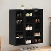 Shoe Cabinet Black oak 52.5 x 30 x 50 cm Engineered wood