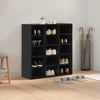 Shoe Cabinet Black oak 52.5 x 30 x 50 cm Engineered wood