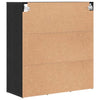 Shoe Cabinet Black oak 52.5 x 30 x 50 cm Engineered wood