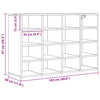 Shoe Cabinet Old wood 103 x 30 x 67 cm Engineered wood
