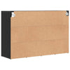 Shoe Cabinet Black oak 52.5 x 30 x 50 cm Engineered wood