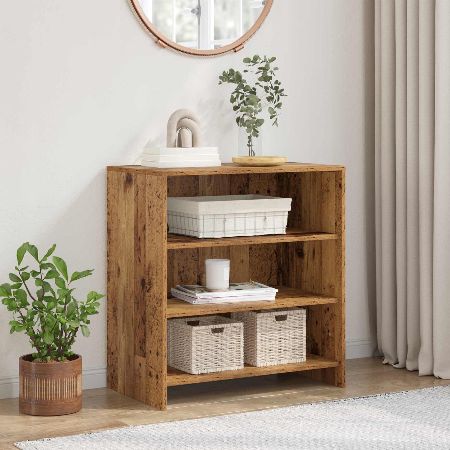 Sideboard Brown 70 x 41 x 75 cm Engineered Wood