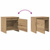 Bedside Cabinet Artisan oak Engineered wood
