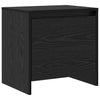 Bedside Cabinet Black oak Engineered wood