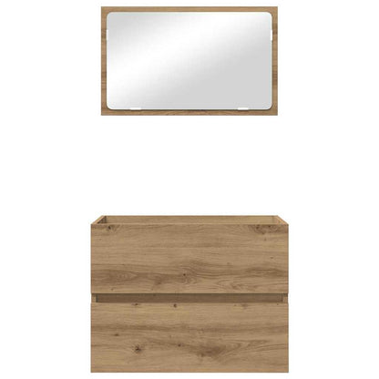 Bathroom Furniture Set 2 pcs Artisan Oak