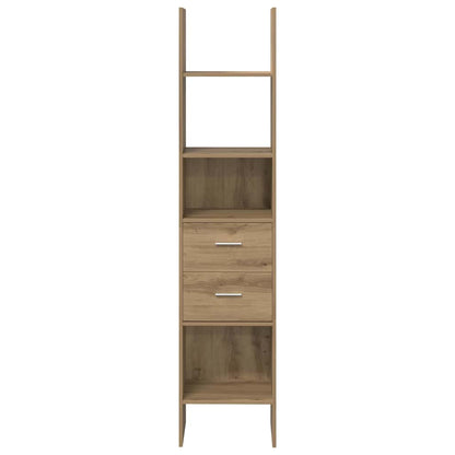 Book Cabinet 2-Tier 40 x 35 x 180 cm Engineered wood