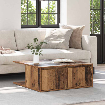 Coffee Table Old wood 80 x 80 x 31 cm Engineered wood