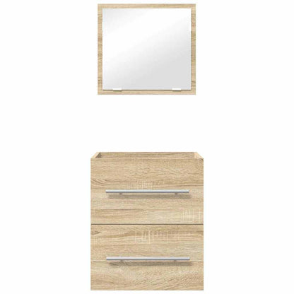 Bathroom Furniture Set with Drawer Brown 41 x 38.5 x 48 cm